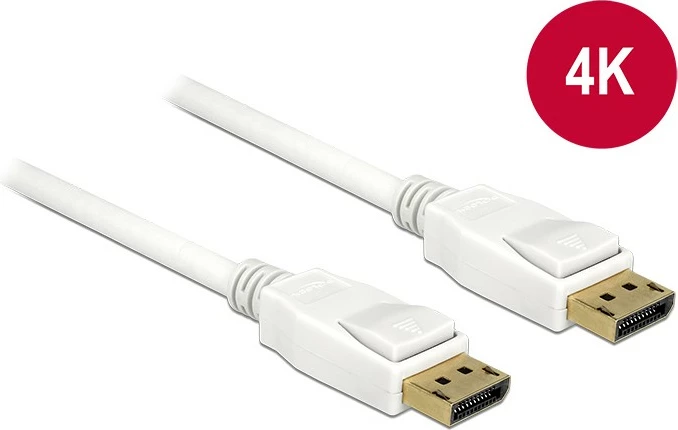 DisplayPort kabel DeLOCK 2 m, 1.2a, 3840x2160, bel