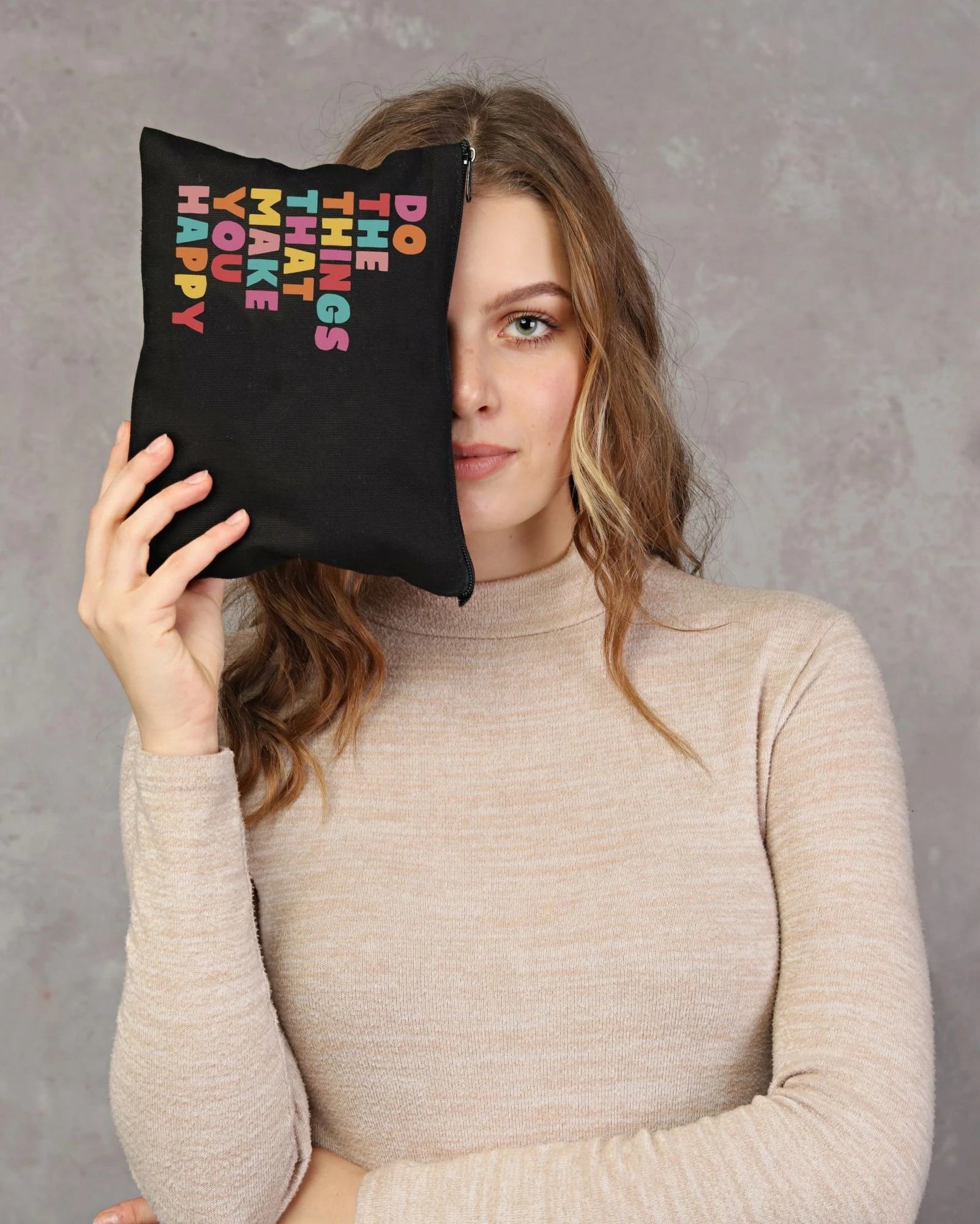 Kozmetična torbica za make-up Zoozie Bags, črna, 25 x 18 cm