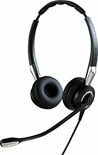 Profesionalne žične slušalke Jabra BIZ 2400 II Duo, Office/Call center, 77 g, črno-srebrne