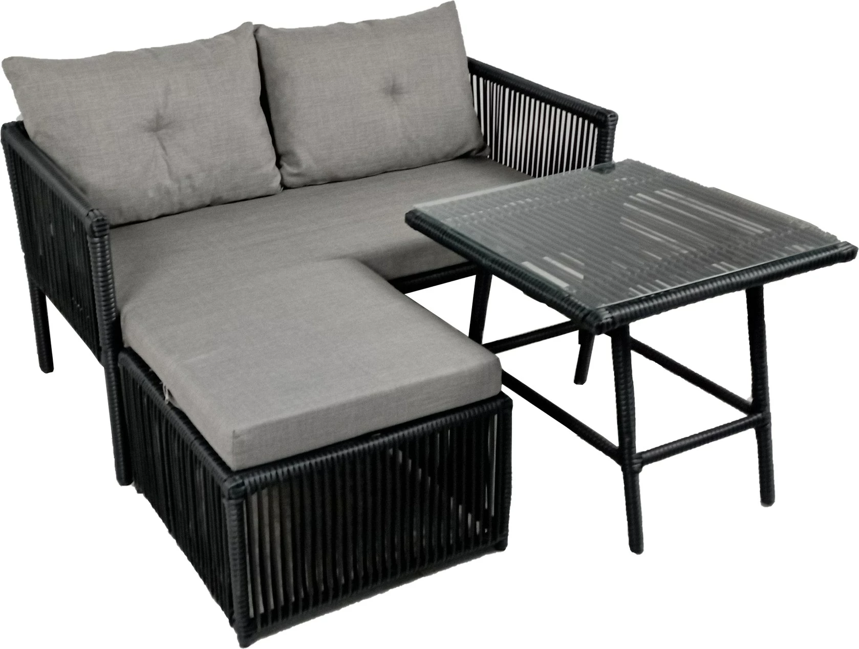 Set lounge za vrt, Skye Decor Shangai 8, siva
