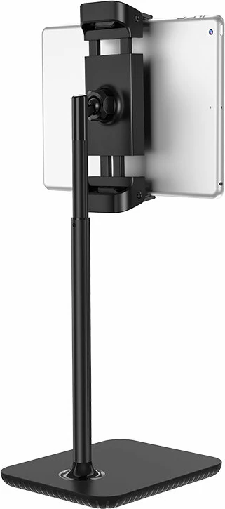 Teleskopski stalak za mizo Acefast E4 za telefon in tablico, 135–230 mm, 360°, črn
