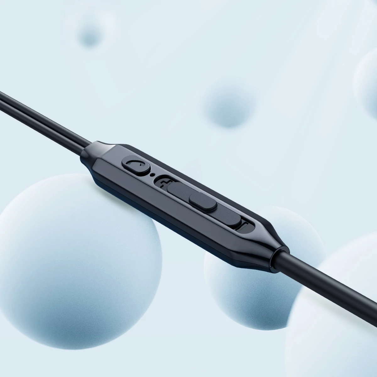 Slušalke v uho, USB‑C, z mikrofonem, 10 mm Hi‑Fi gonilniki, kabl 1,2 m, Joyroom JR-EC06, siva