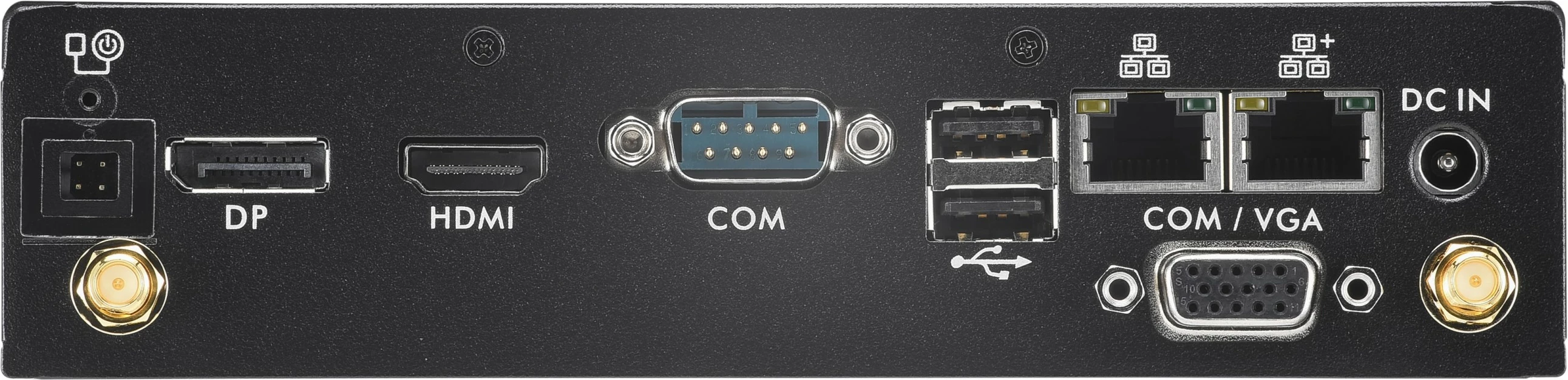 Mini računalnik brez ventilatorja Shuttle DS50U, Intel Celeron 7305, 2x LAN