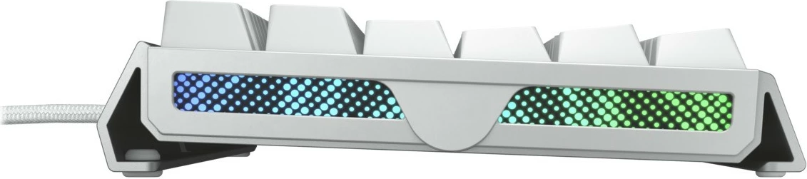 Mehanska igralna tipkovnica XTRFY CHERRY MX 3.1, žična, USB, QWERTZ, RGB LED, bela