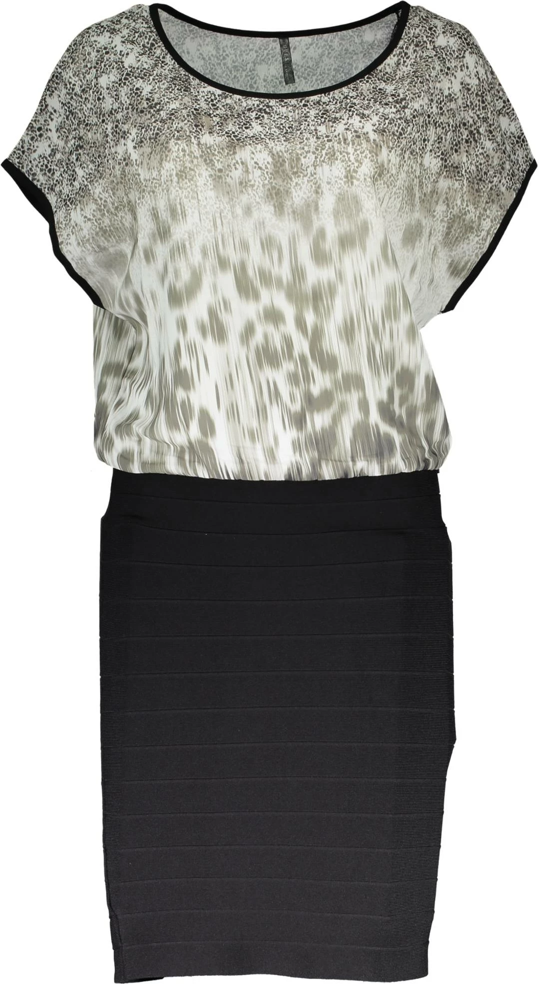 Kratka obleka GUESS JEANS, ženska, večbarvna