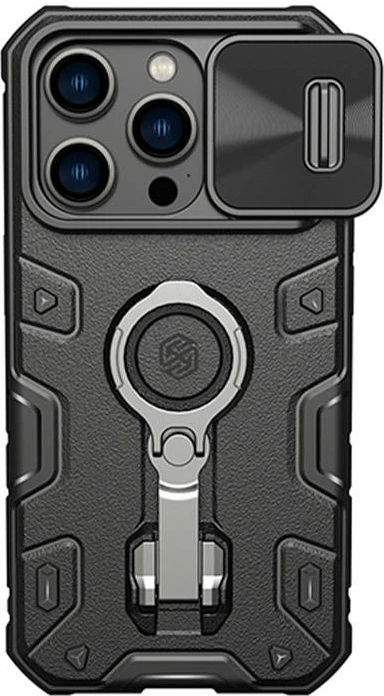 Zaščitni ovitek CamShield Armor Pro Nillkin za iPhone 14 Pro, črn