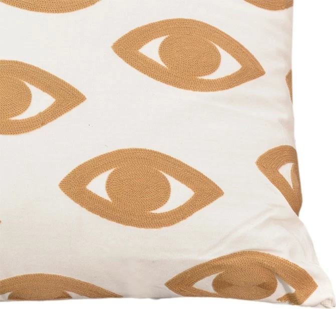 Okrasna blazina naravno-bela, Eyes Inart, 60x60x2.5 cm
