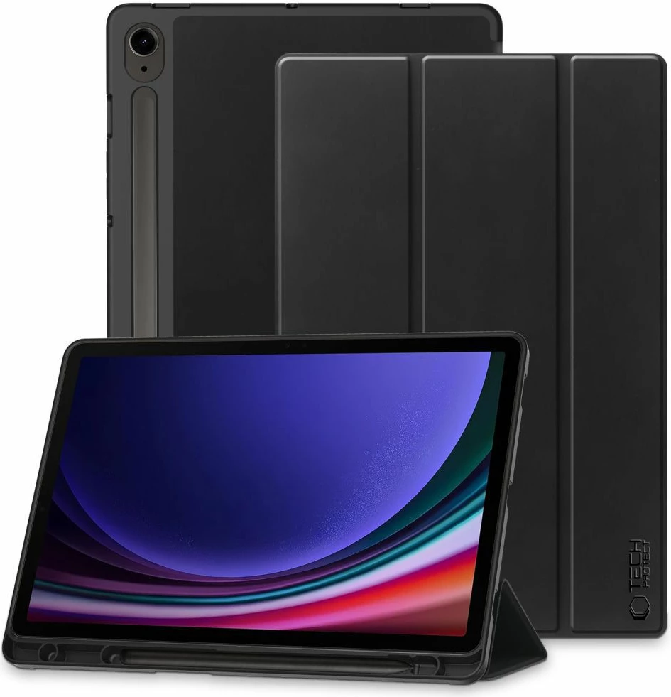 Ovitek za tablico Tech-Protect SC Pen za Samsung Galaxy Tab S9 FE 10,9" (X510/X516B), črn