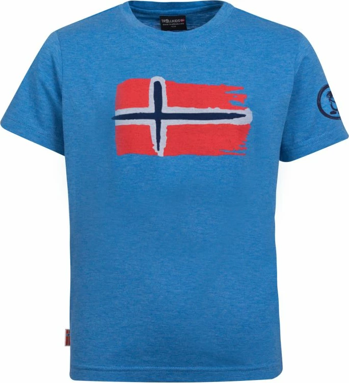 Majica za otroke Trollkids, modra