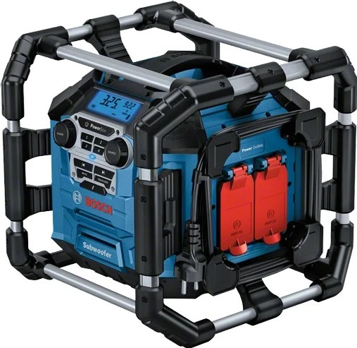 Digitalni prenosni radio, Bosch GPB 18V-5 C Professional, 12 W, moder