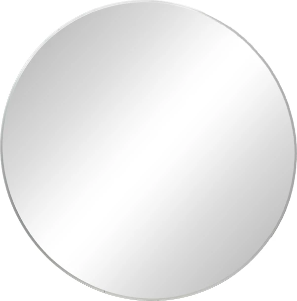 Ovalna ogledalo Nhaos Inart, aluminij srebrn D60x2.5cm