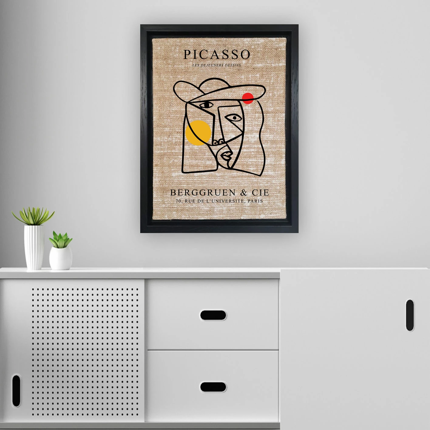 Dekorativna slika na platnu, večbarvna, 46 x 66 cm, Wallity LSJ61960827841 - 4666