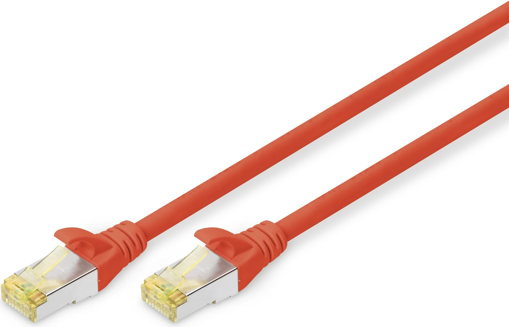 Omrežni kabel CAT 6A, 10 m, S/FTP, RJ-45, rdeč - Digitus