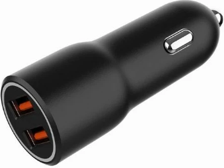 Avtomobilski polnilec 2x USB-A QC3.0, 36W, črn Gembird TA-UC-A2QC36-CAR-01