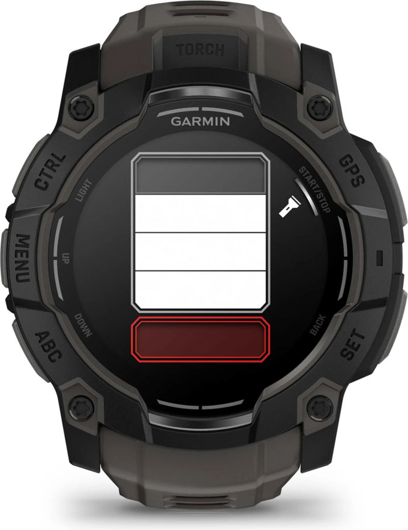 Pametna ura z AMOLED zaslonom Garmin Instinct 3, 4 GB, GPS, črna