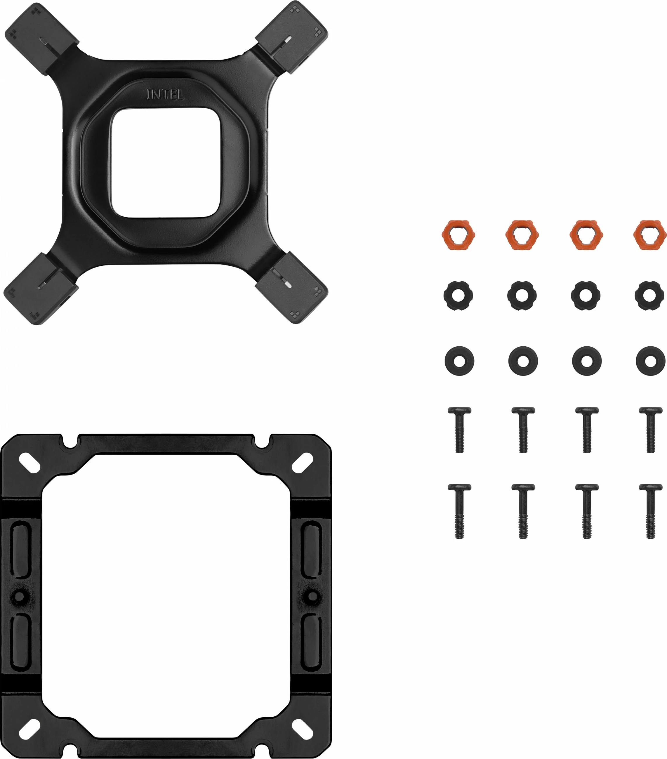 Zračni hladilnik za CPU DeepCool AK400 ZERO DARK PLUS, 12 cm, 500–1650 RPM, črn