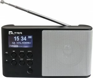 Prenosni radio Eltra ULA DAB+, FM, matrični zaslon, 20 postaj, črno/srebrn