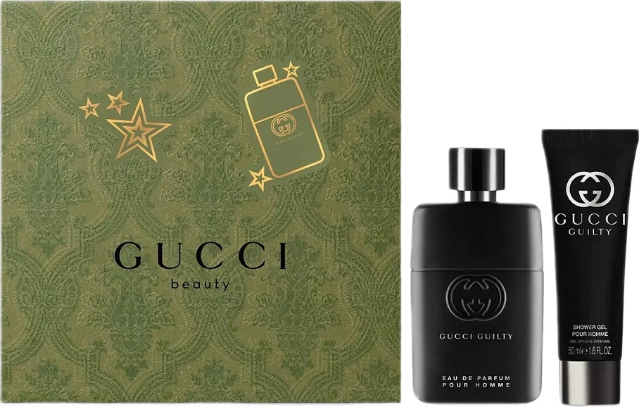 Eau de Parfum in gel za prhanje za moške Gucci Guilty Pour Homme 50 ml + 50 ml