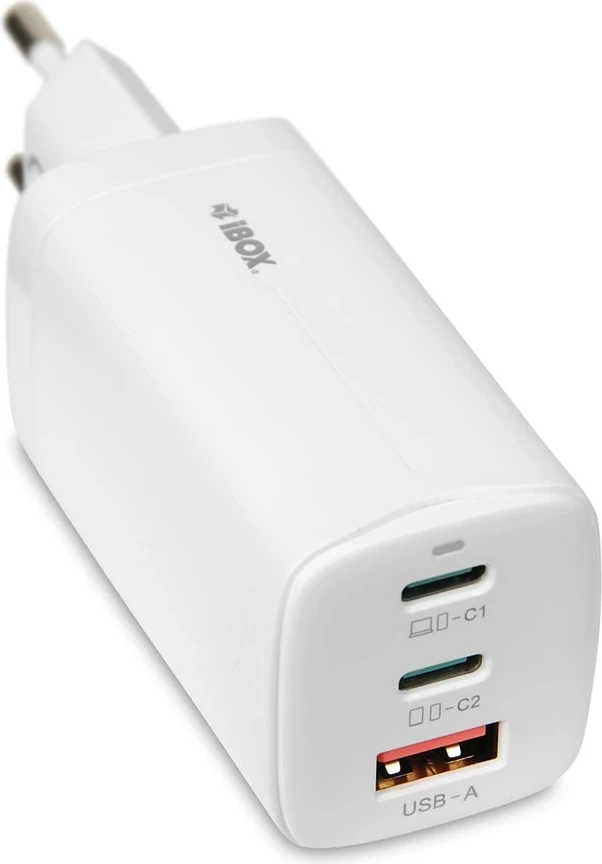 Universalni GaN karikator 65W, iBOX C-65, bel