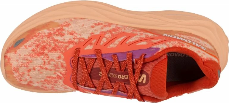 Tekstilno-sintetične tekaške superge Salomon Aero Glide 2, rožnate