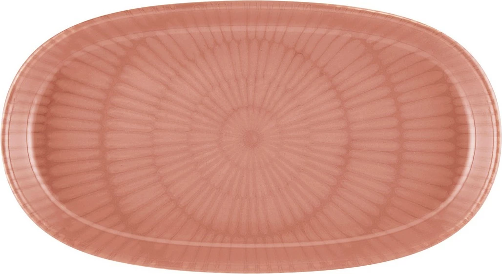 Servirni krožnik 14 x 26 x 4 cm, rožnat, Hermia NON0035