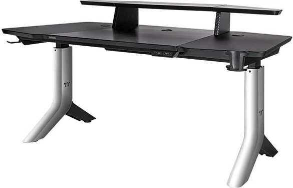 Gaming miza Thermaltake ARGENT P900, pametna, električno nastavljiva, LED, črna