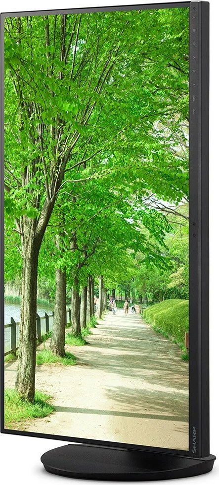 Monitor 27", 4K UHD, USB-C, LAN, črn, Sharp MultiSync EA272U