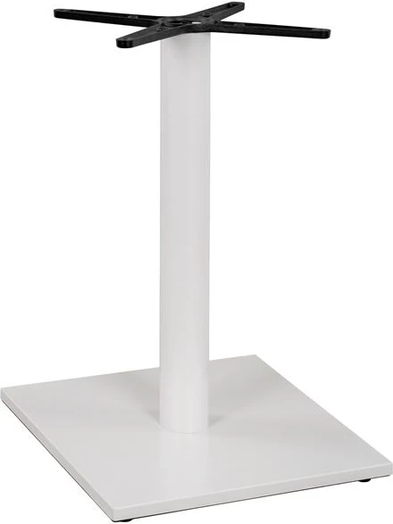 Kovinsko stojalo belo mat 45x45x70 s križem 45x45 in nastavljivci FH438.02