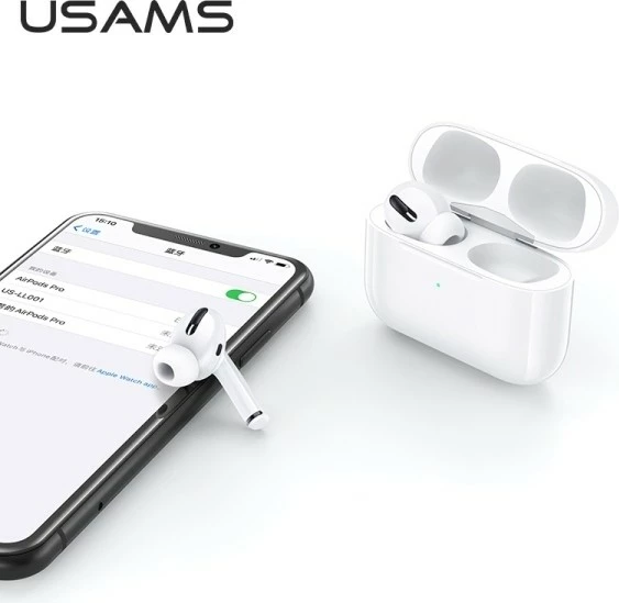 Brezžične slušalke TWS USAMS YS Series BHUYS01, Bluetooth 5.0, z mikrofonom, bele