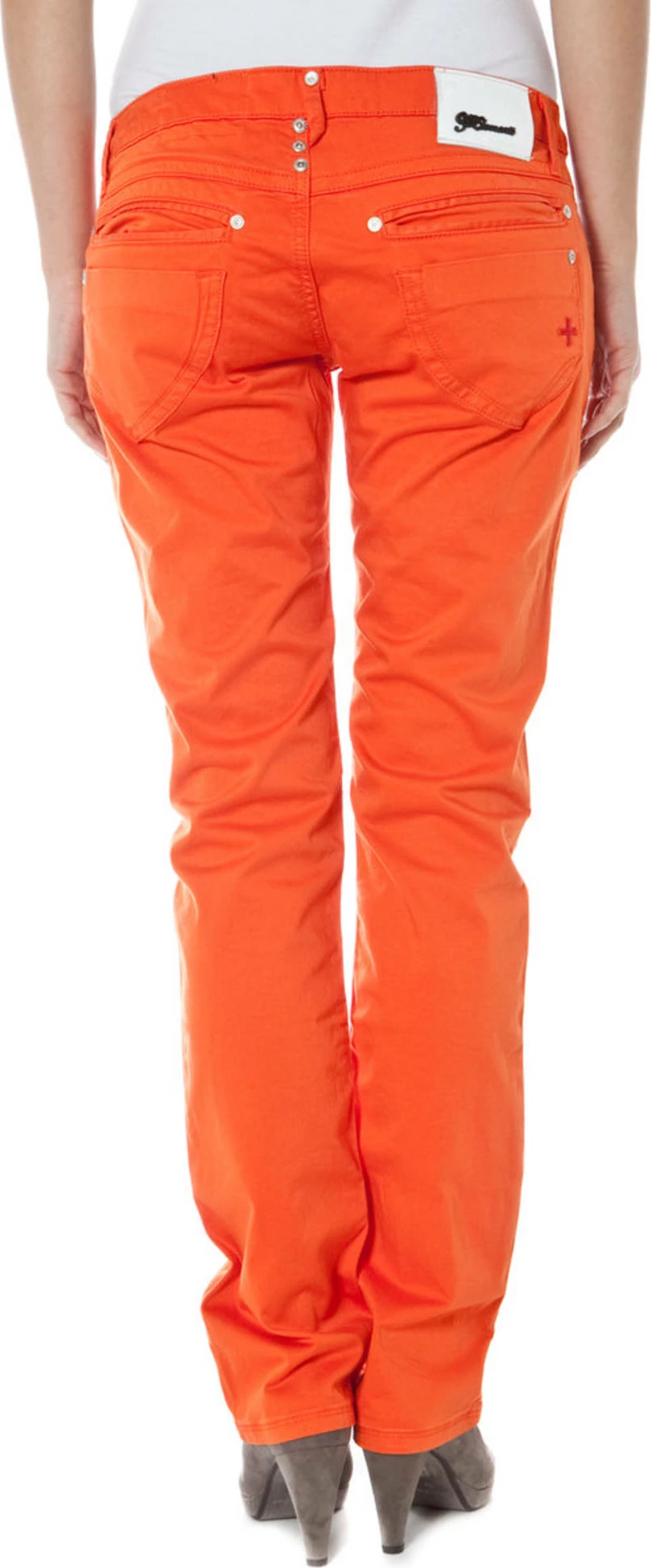 Hlače za ženske ZUELEMENTS, oranžne