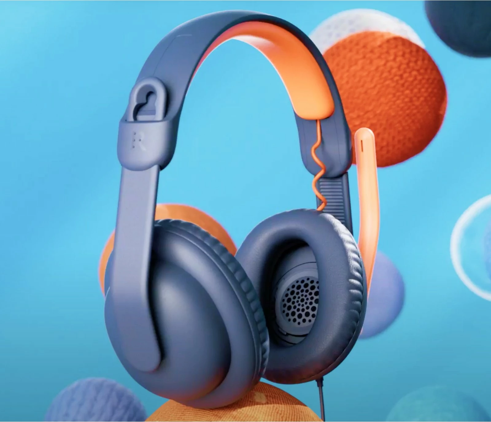 Slušalke za izobraževanje Logitech Zone Learn, USB Type-C, za otroke, modre barve