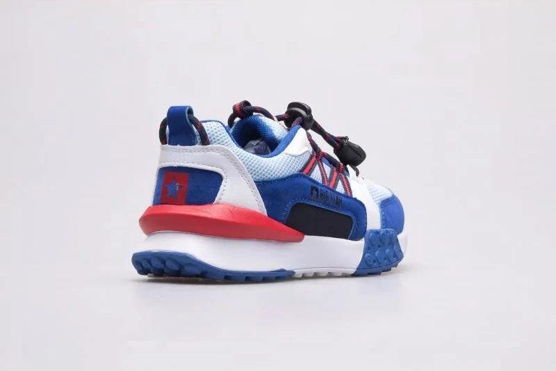 Superge za otroke, bele z rdečo in modro, Big Star Jr.