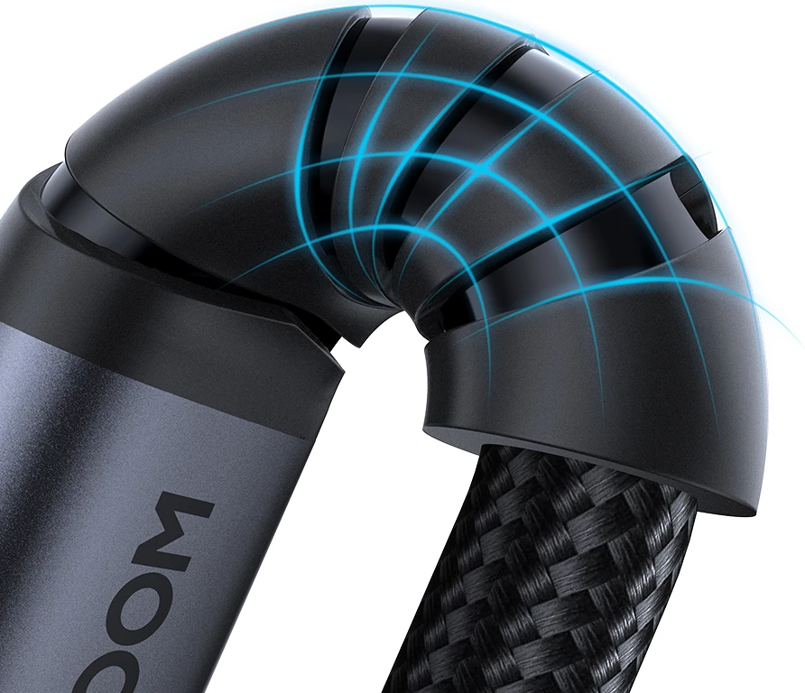 Avdio kabel AUX 3,5 mm moški–moški, Joyroom SY-A08, 1,2 m, črn