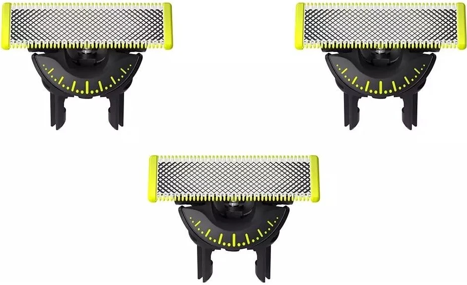 Rezila za Philips OneBlade QP430/50, 3 kos, zelena