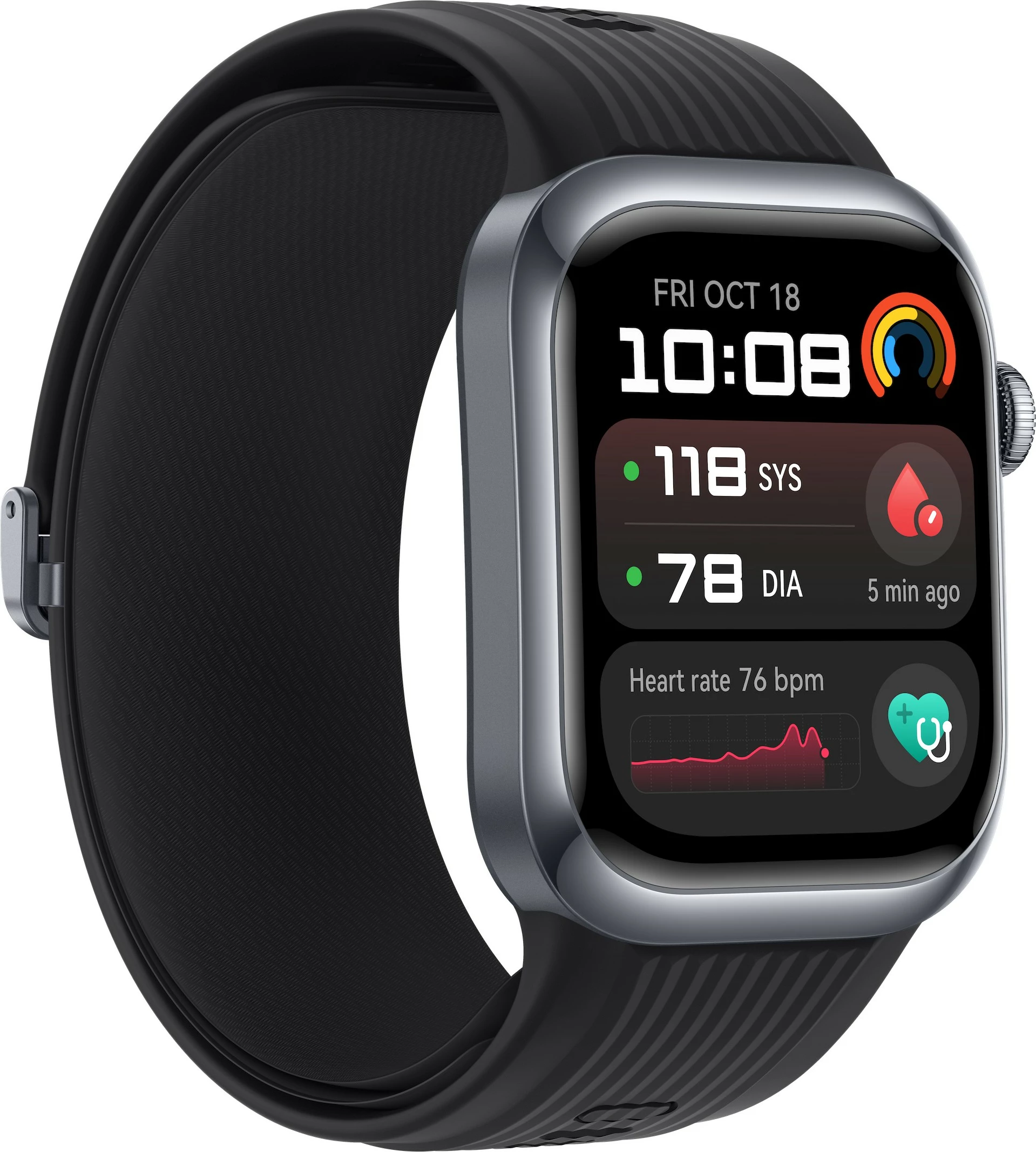 Pameten vodoodporen Smartwatch Huawei Watch D2 (Luca-B19), 1,82", 5 dni baterije, črn