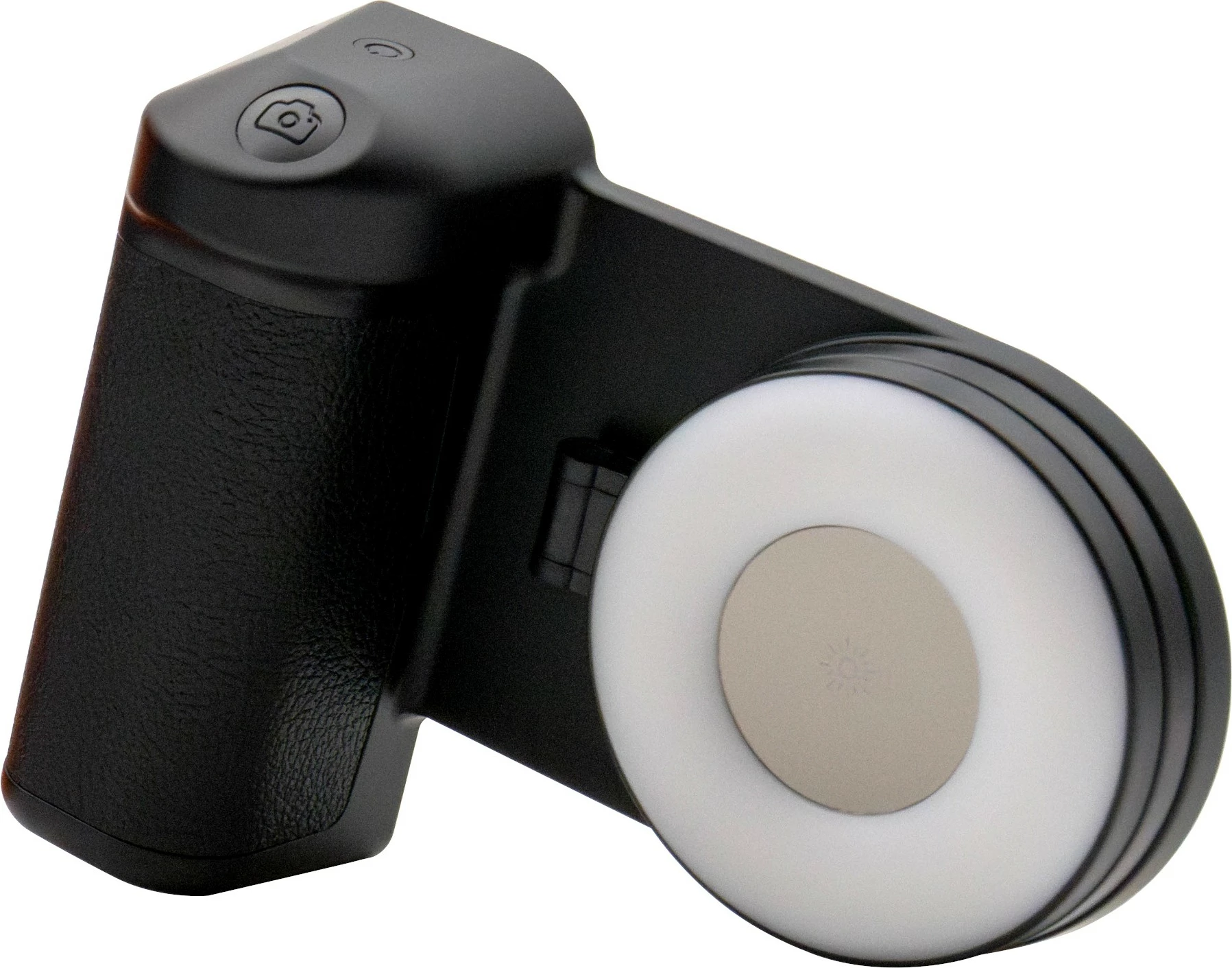 Držalo za selfie z LED lučjo Realpower MagFree, 4800mAh, črno/bele