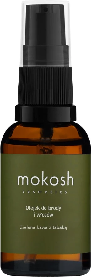 Olje za brado in lase Green Coffee z Tobacco Mokosh 30 ml