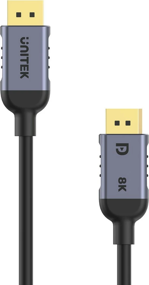 Kabel DisplayPort Unitek 1.4 8K 60Hz, 4K 240Hz, 1,5 m, črn