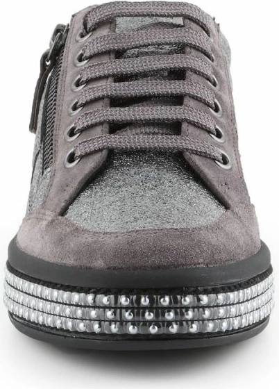 Čevlji Geox za ženske, sivi