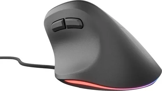 Vertikalna miška Natec Crake 2 Pro, 12800 DPI, 6 gumbov, črna