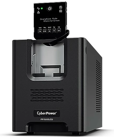 UPS CyberPower PR1500ELCD, 1500 VA, 1350 W, črn