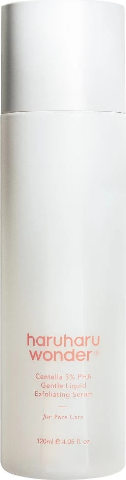 Tekoči eksfoliacijski serum za obraz Centella 3% PHA Gentle Liquid Exfoliating, Haruharu Wonder, za ženske, 120 ml