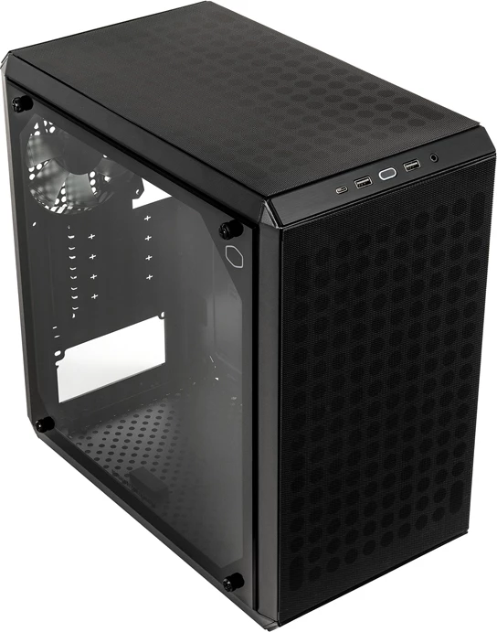 Micro ATX/Mini-ITX ohišje z zaslonom iz kaljenega stekla Cooler Master MasterBox Q300L, črno