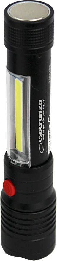Ročna svetilka Esperanza EOT069, LED, aluminij, črna