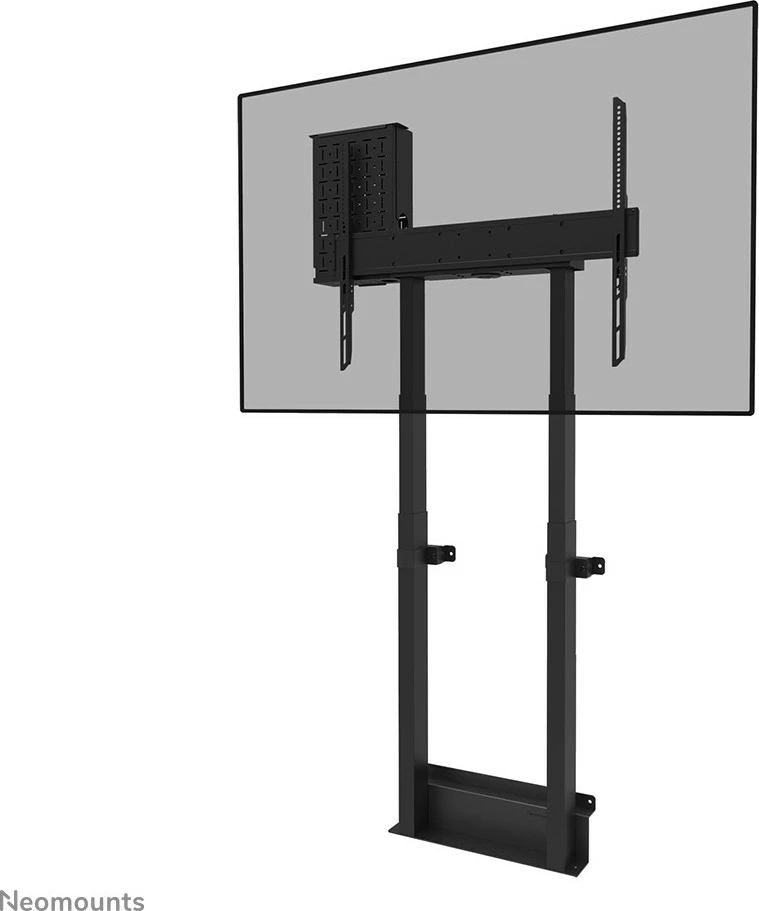 Motorni stenski nosilec za TV do 100 inčev, Newstar WL55-875BL1, črn