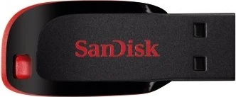 USB ključ 64 GB, črn in rdeč Sandisk Cruzer Blade