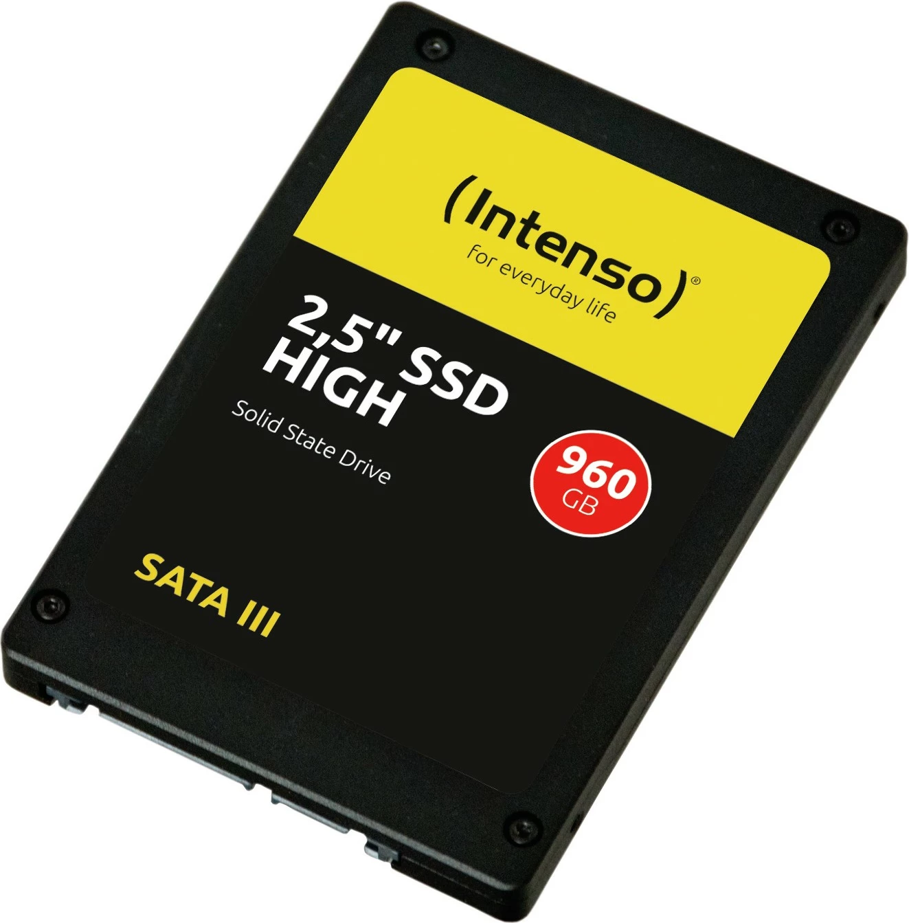 SSD Intenso High, 960 GB, 2,5", 520 MB/s, črn