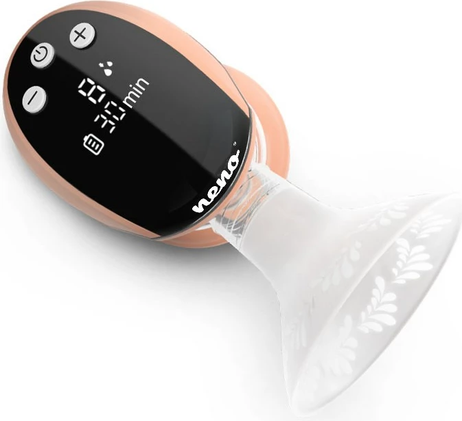 Električna prsna črpalka neno Primo, 150 ml, LCD, breskev