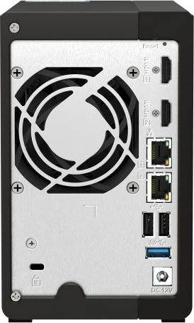 NAS QNAP TS-253E, stolp, Ethernet LAN, Intel Celeron, 8 GB, črn
