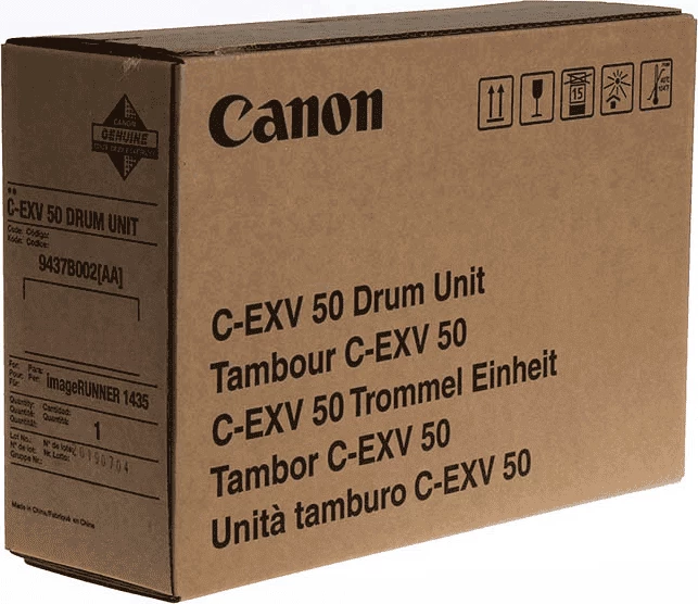 Enota bobna, Canon C-EXV 50 (9437B002), zmogljivost 35.500 strani, standardna